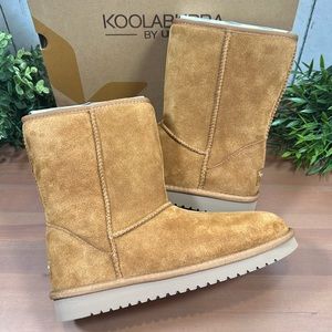 Koolaburra Women's Mid-Calf Winter Boots in Chestnut Tan